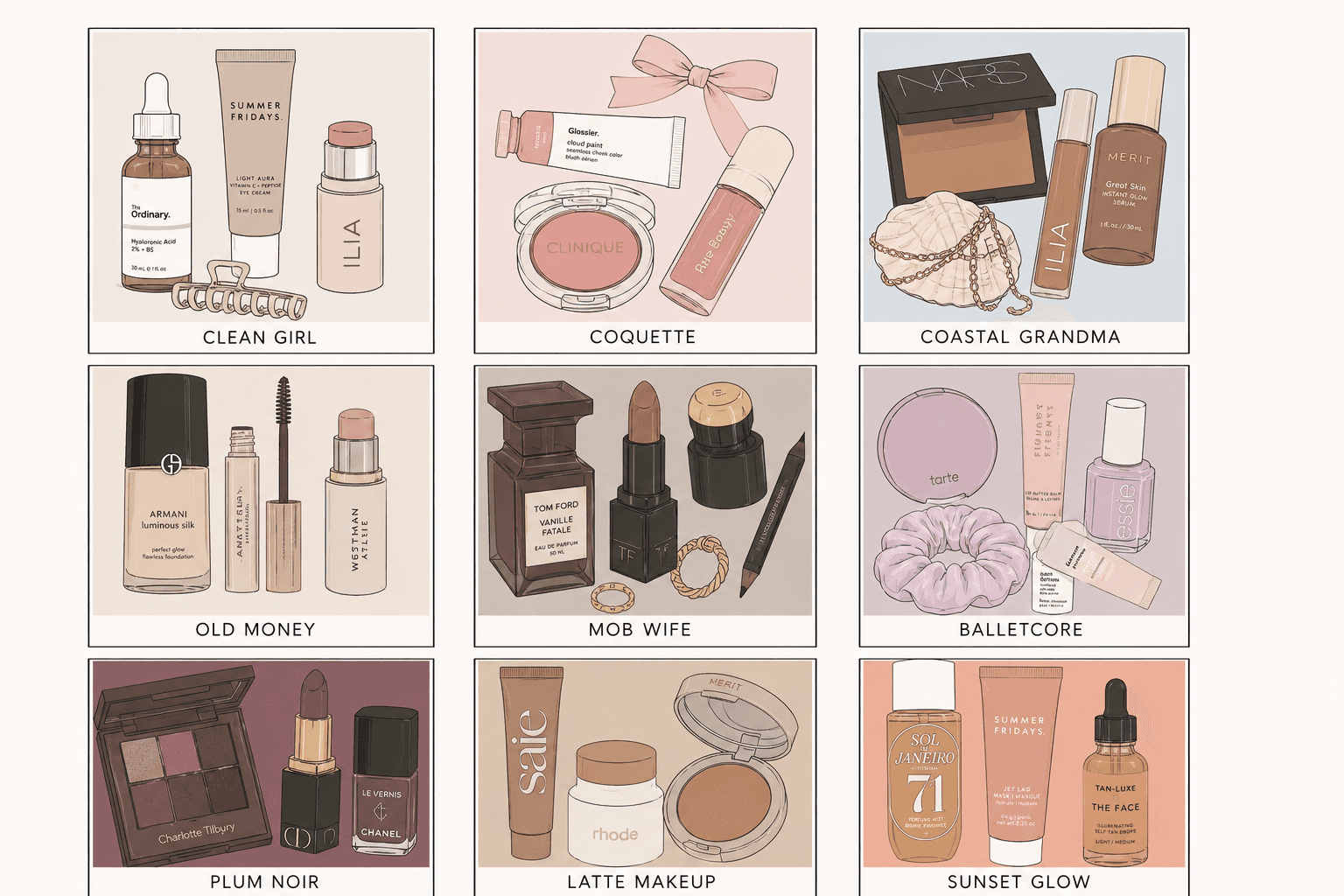Which Beauty Aesthetic Are You, Really?